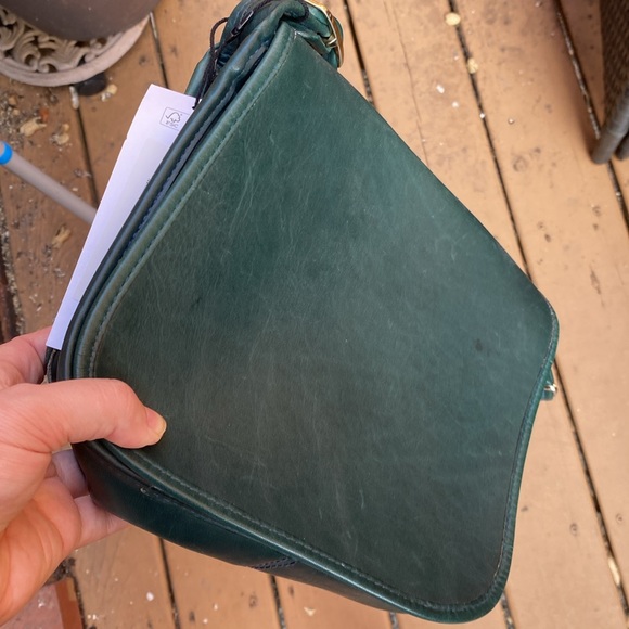 Green Leather Frye Bag - Picture 7 of 12